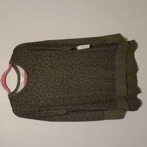 Time and Tru tunic length hacci top.